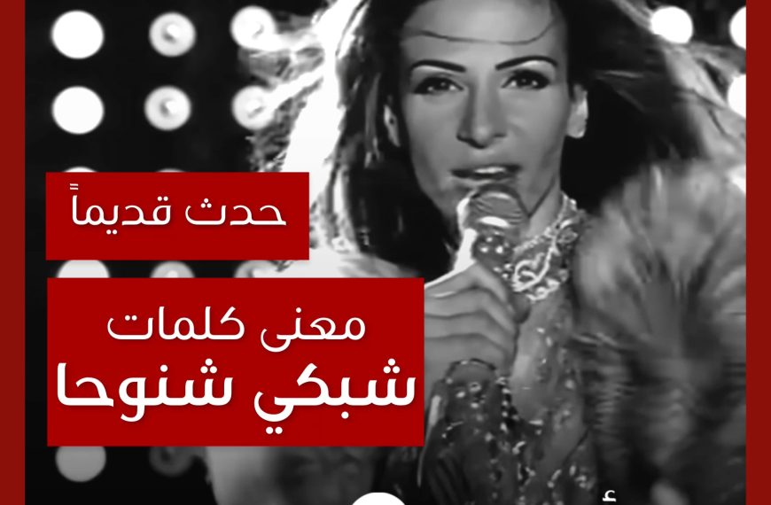 حدث قديماً: معنى كلمات أغنية “شبكي شنوحا” نيللي مقدسي